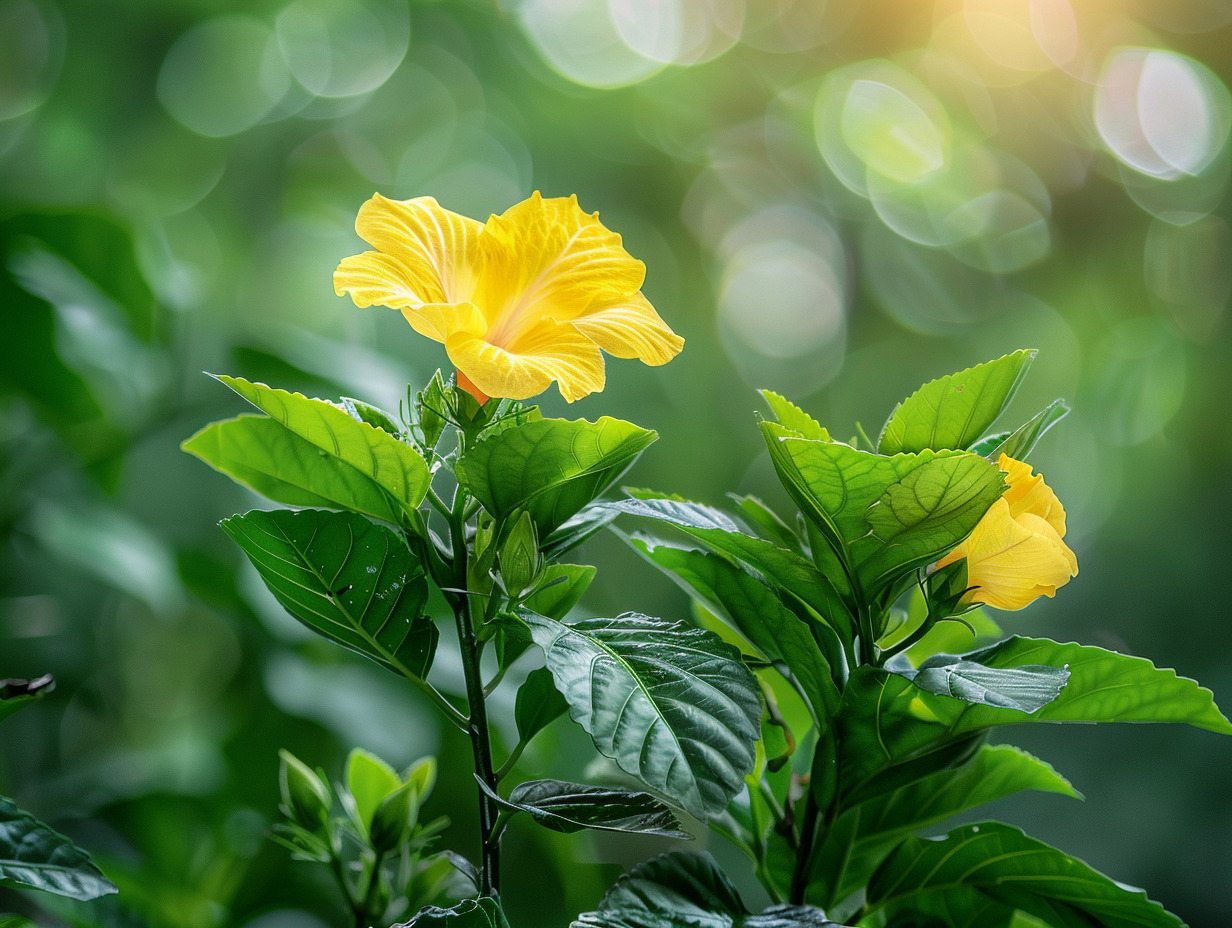 feuilles hibiscus